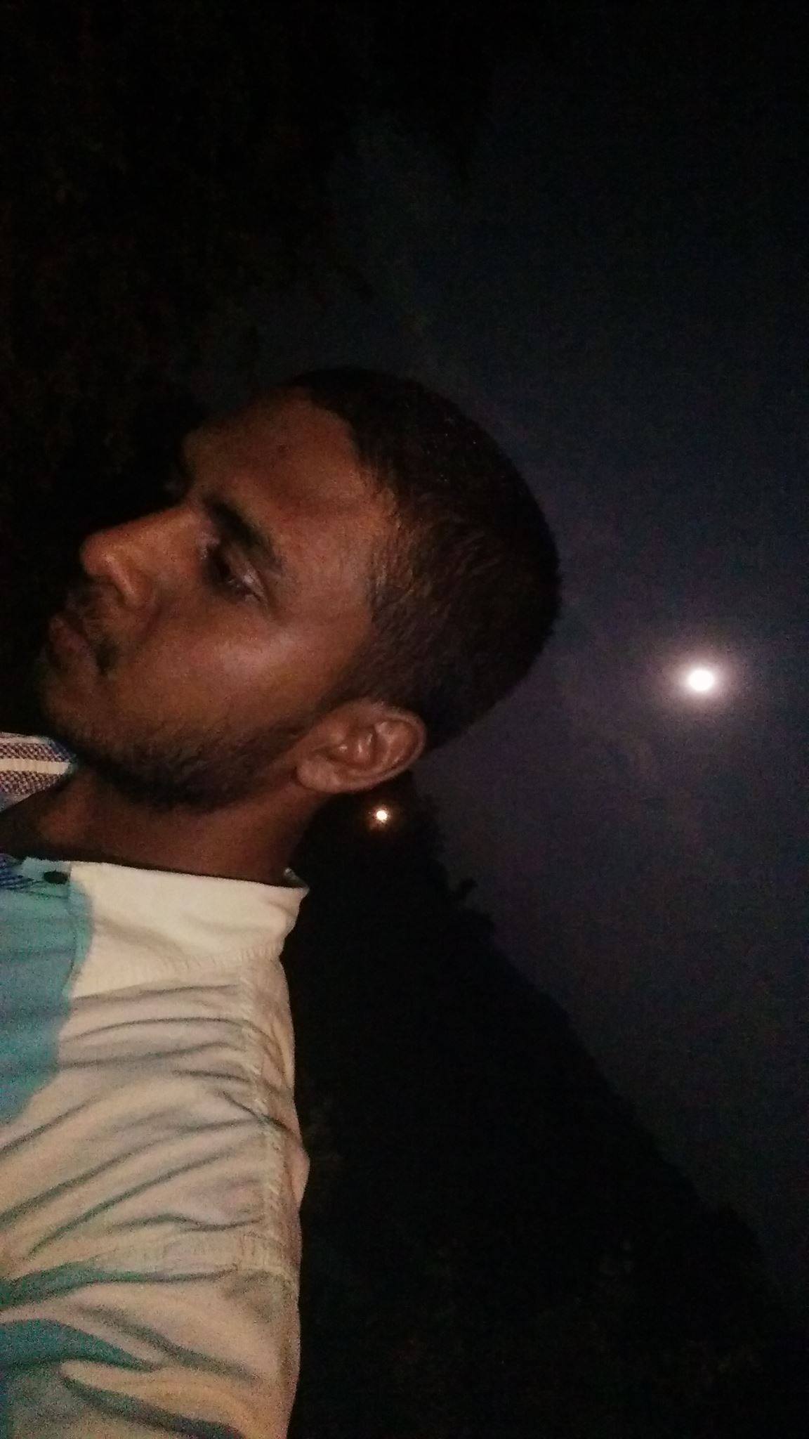 Watching Moon in River