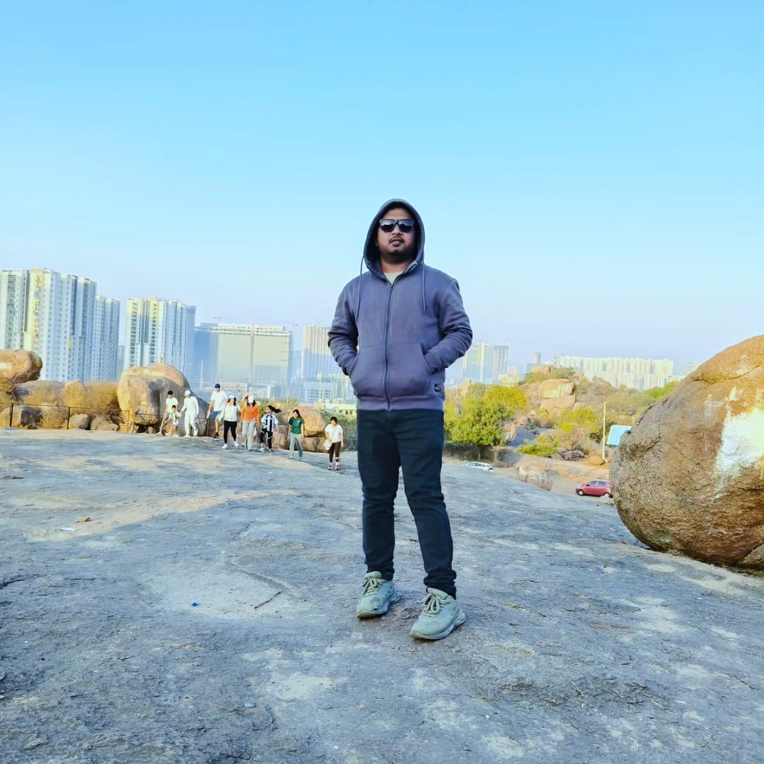 Khajaguda Hills morning view 