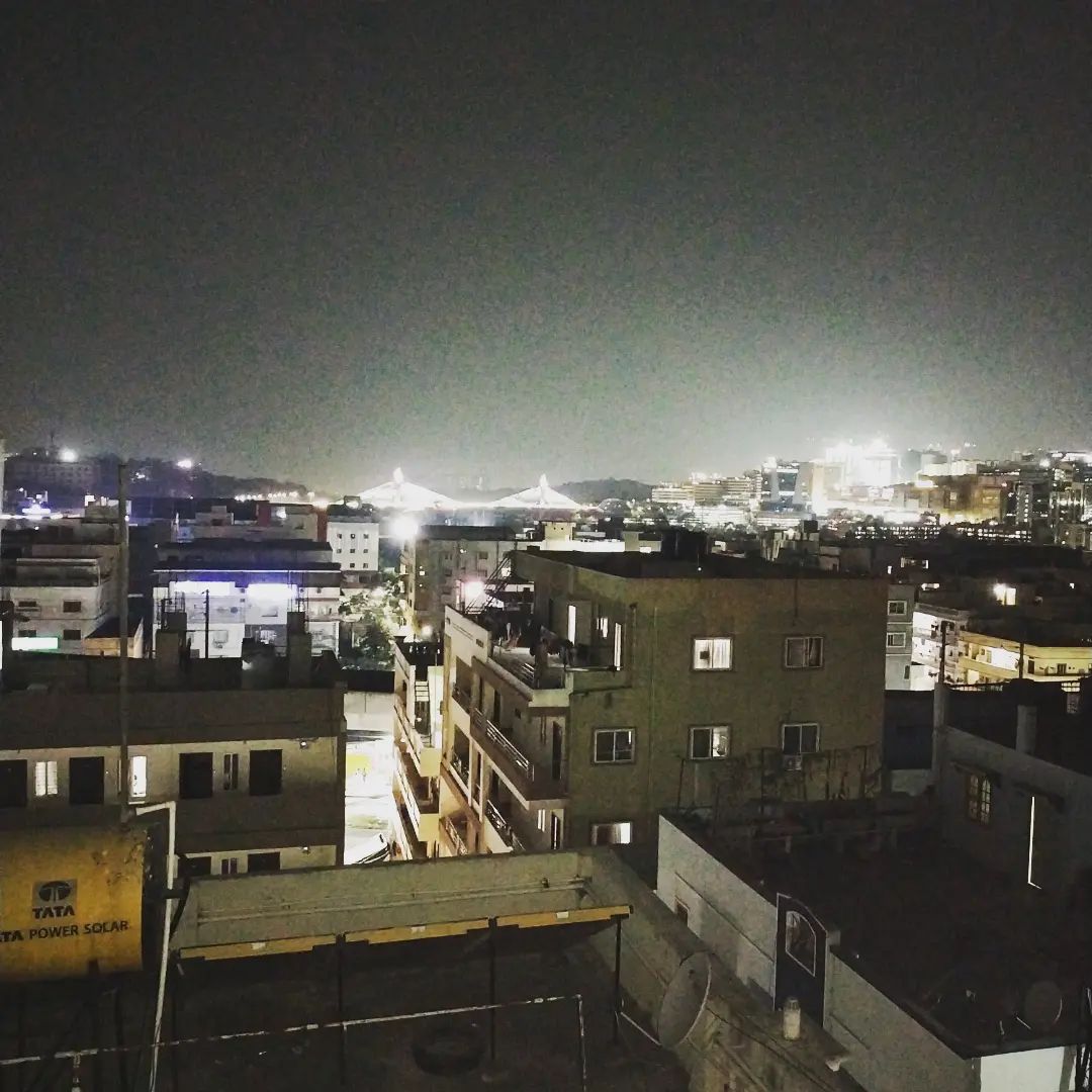 Madhapur hi-tech city roof  view