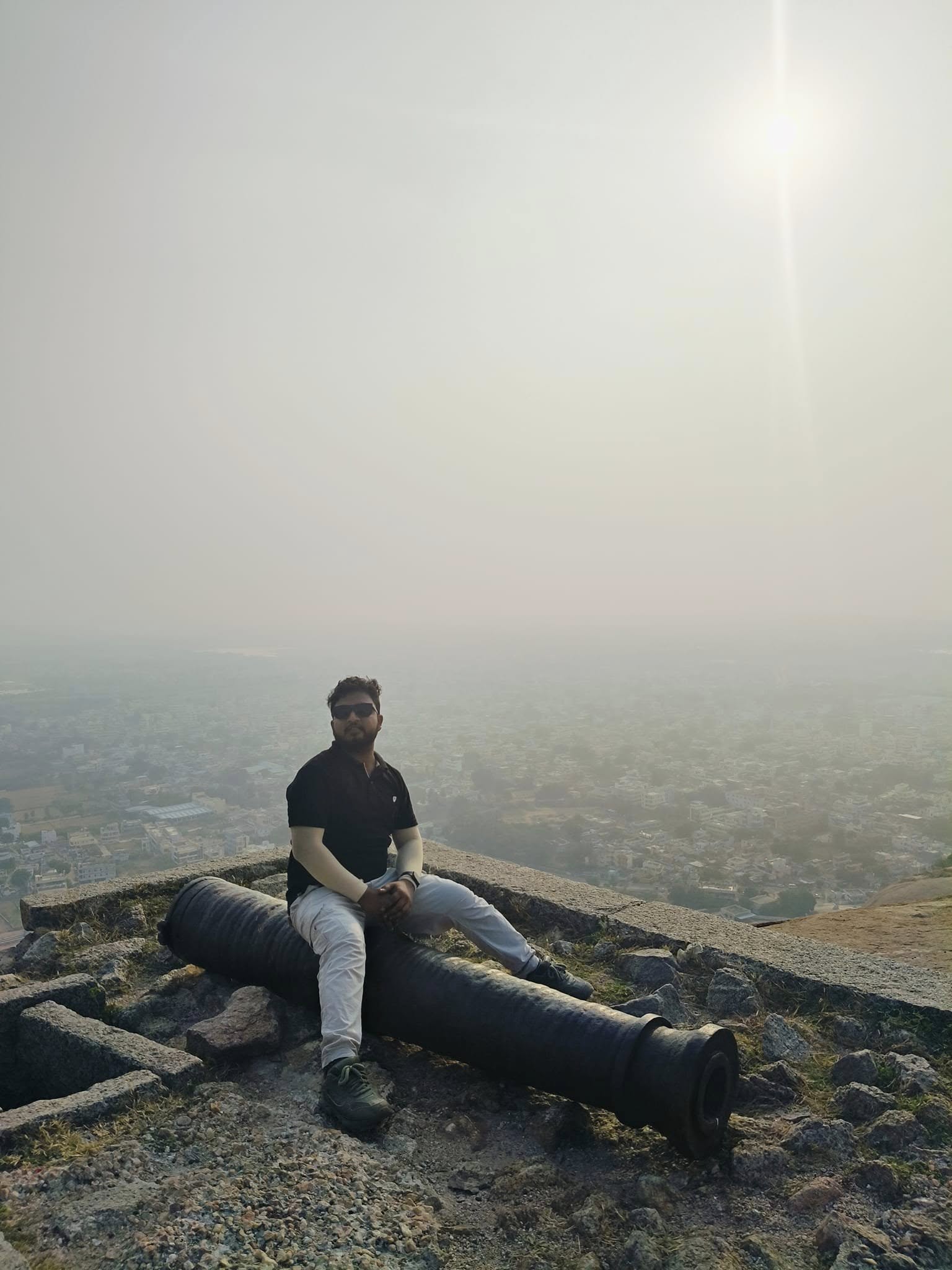 Conquering the Heights of Bhongir Fort! 🏰🌄
