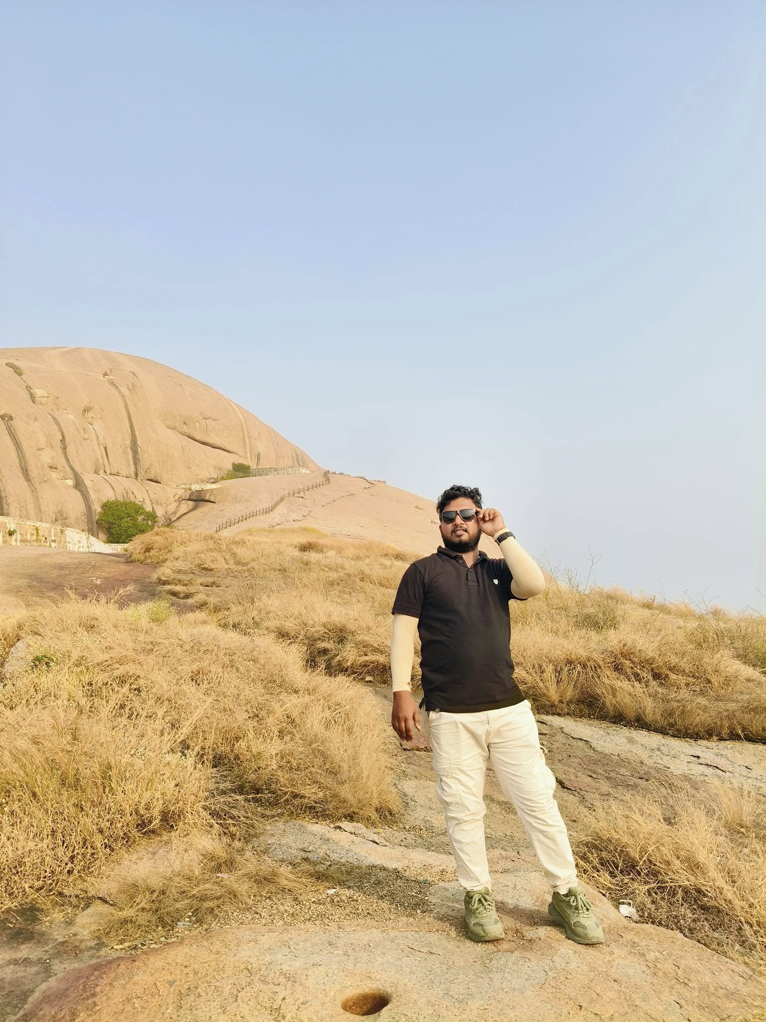 Conquering the Heights of Bhongir Fort! 🏰🌄