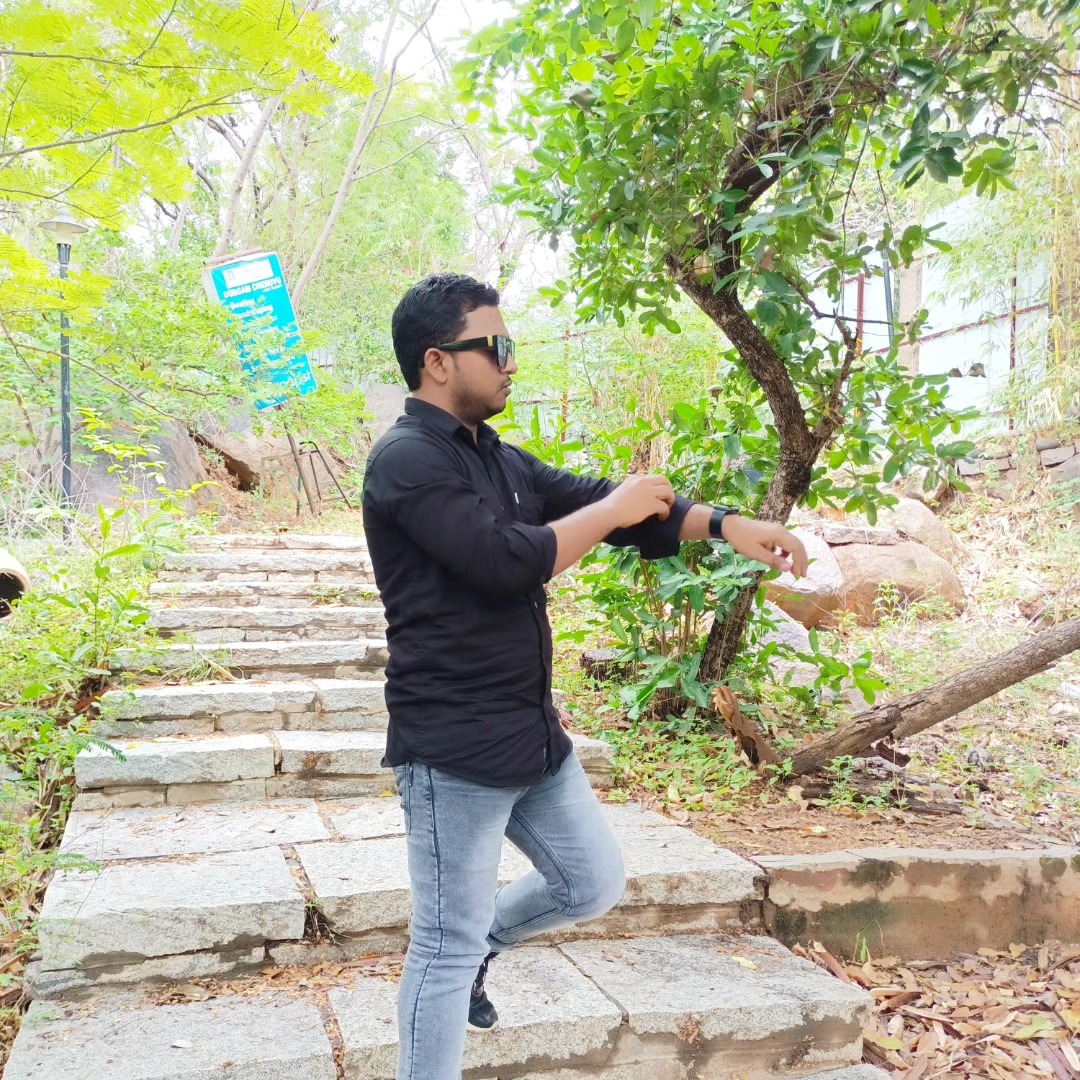 I found this hidden beautifull nature in Madhapur 