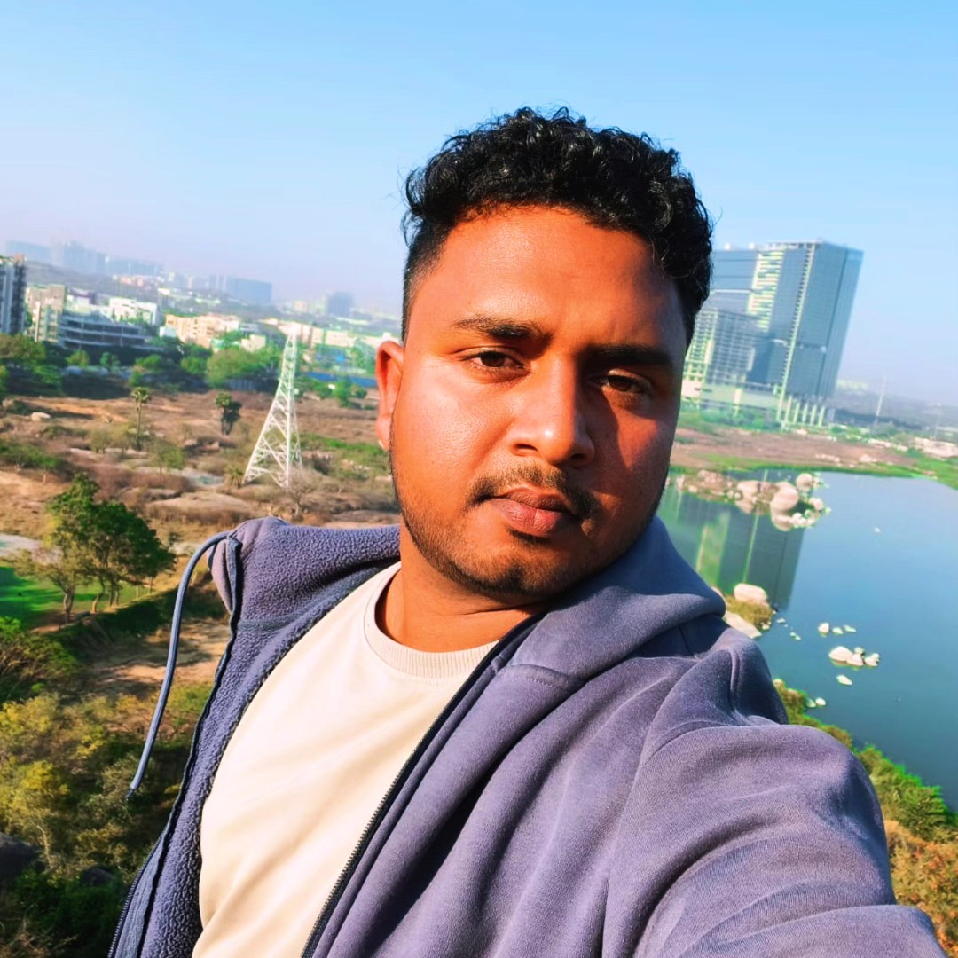 Khajaguda Hills morning view 