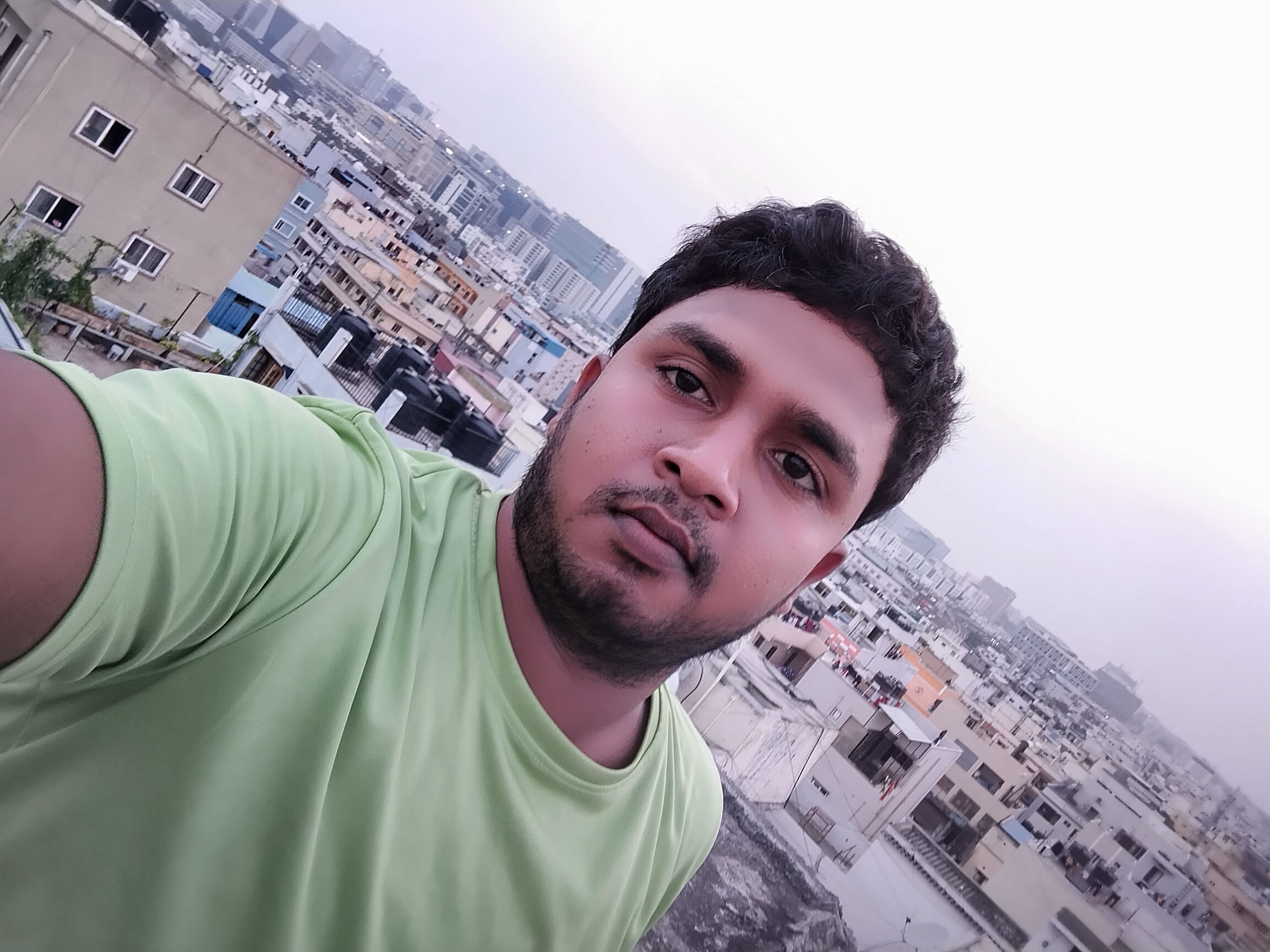 Roof view of Anu Men's Hostel