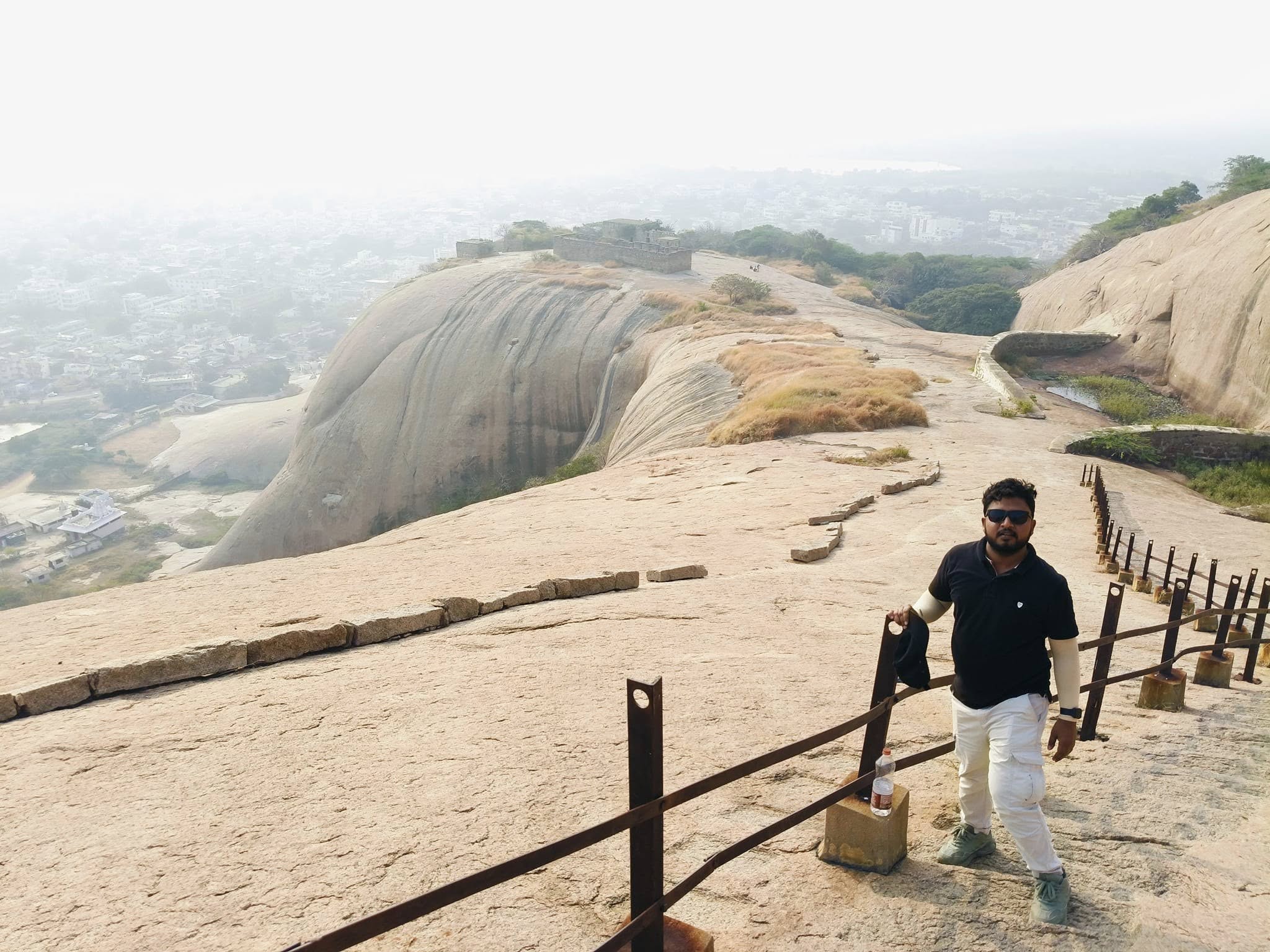 Conquering the Heights of Bhongir Fort! 🏰🌄