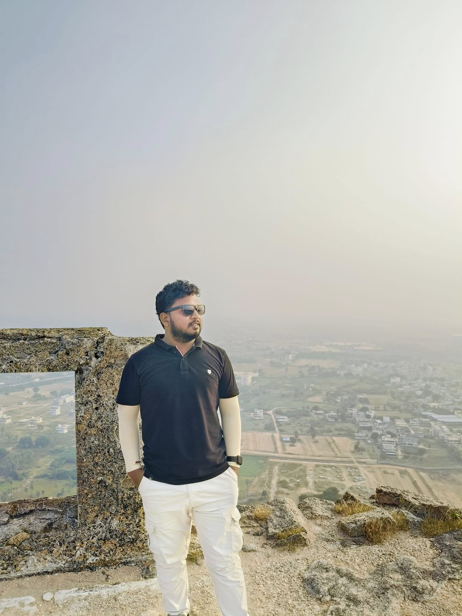 Conquering the Heights of Bhongir Fort! 🏰🌄
