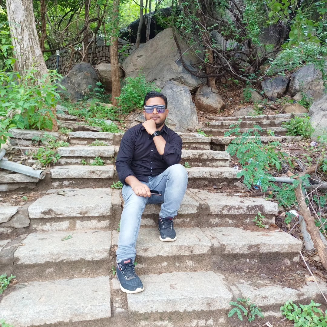 I found this hidden beautifull nature in Madhapur 