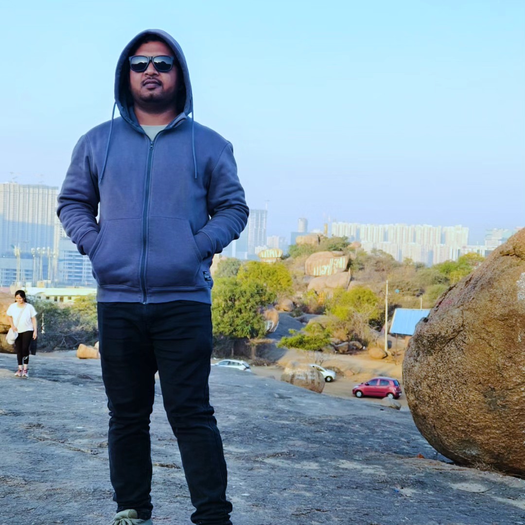 Khajaguda Hills morning view 