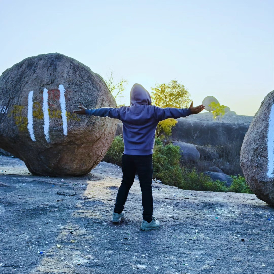 Khajaguda Hills morning view 