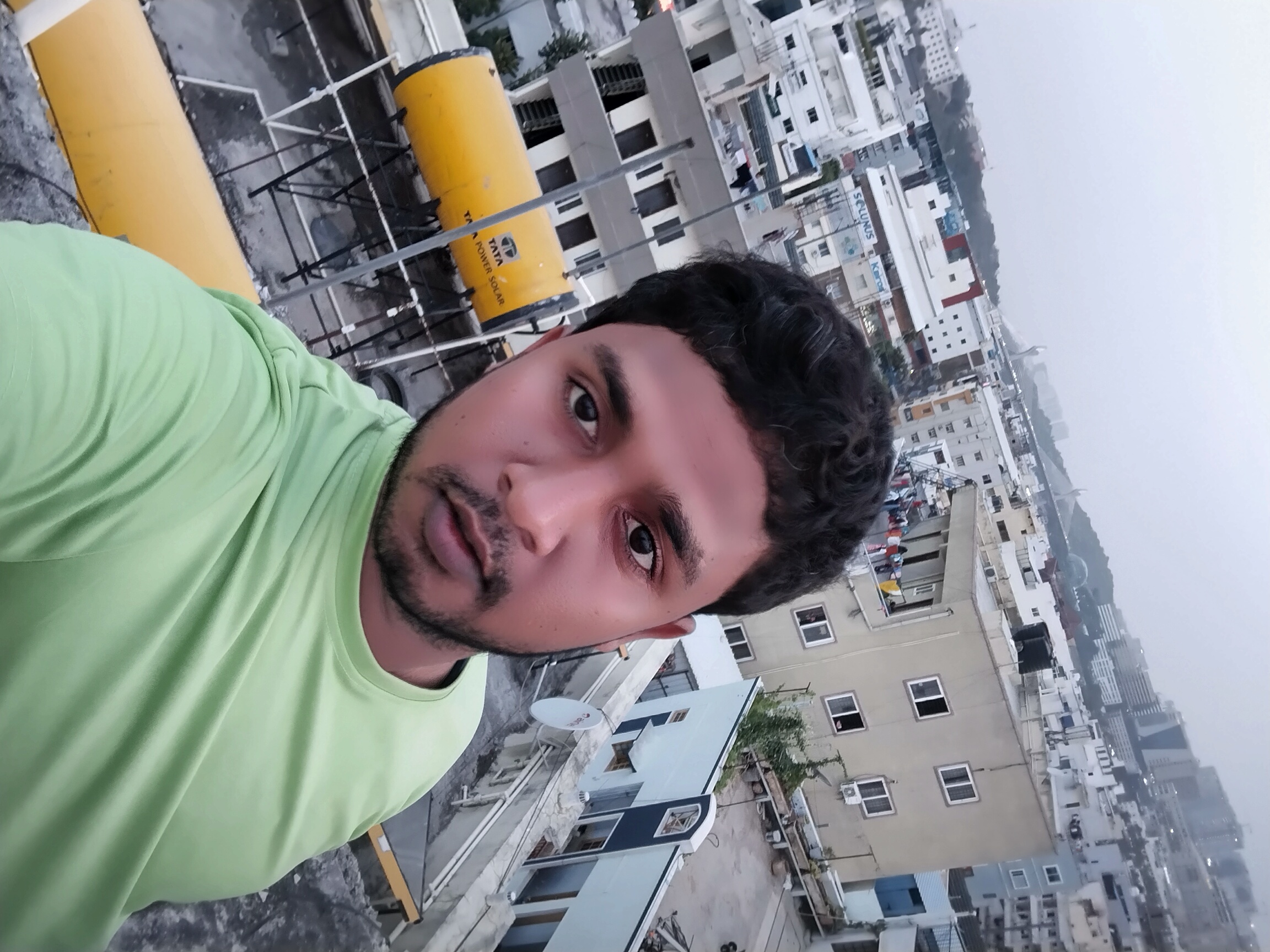 Roof view of Anu Men's Hostel