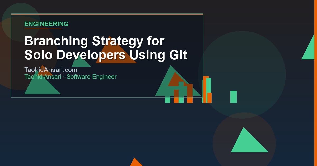 Branching Strategy for Solo Developers Using Git