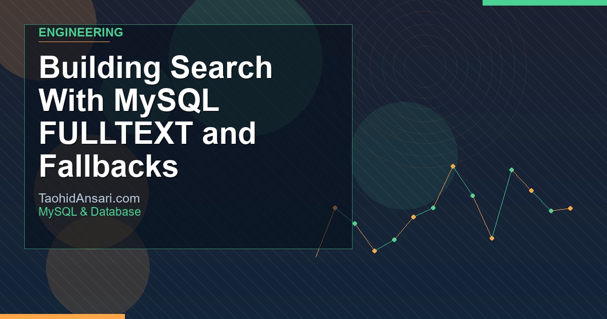 Building Search With MySQL FULLTEXT and Fallbacks