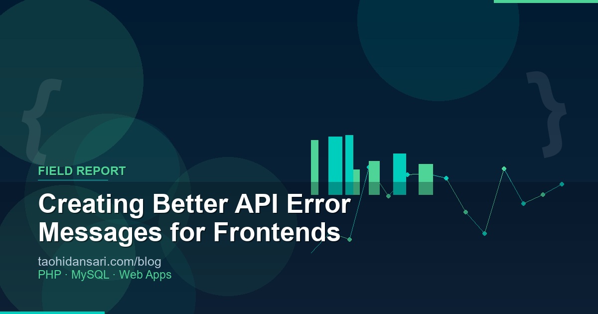 Creating Better API Error Messages for Frontends