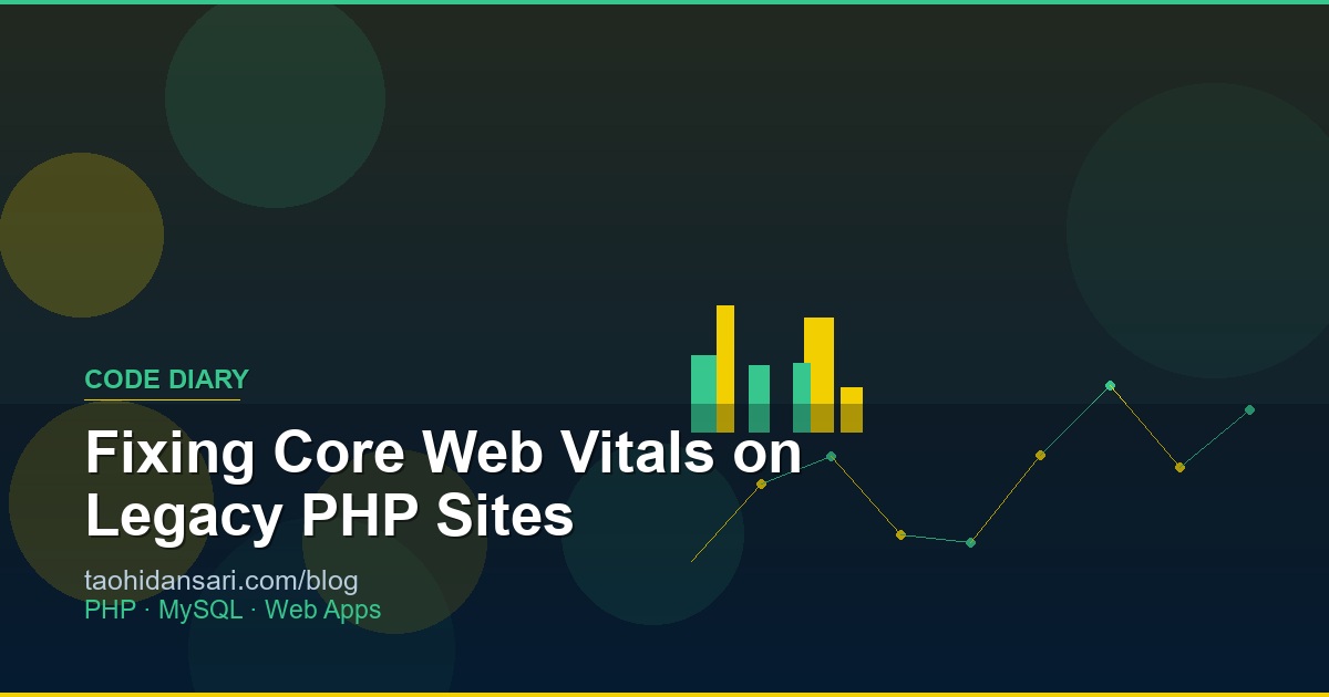Fixing Core Web Vitals on Legacy PHP Sites