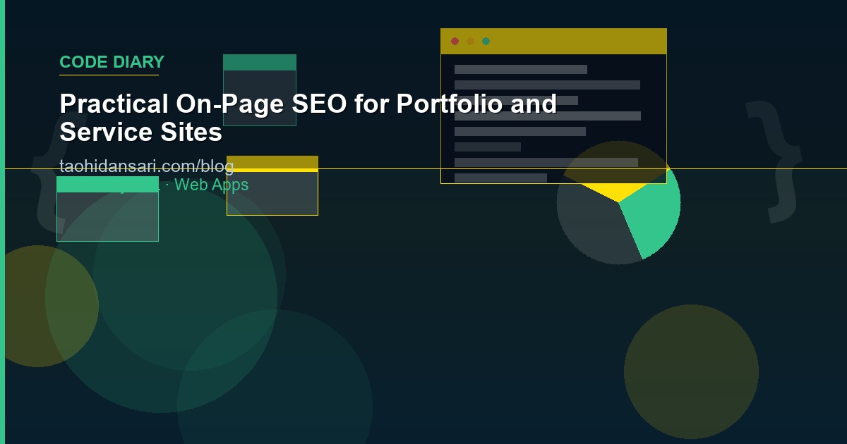 Practical On-Page SEO for Portfolio and Service Sites
