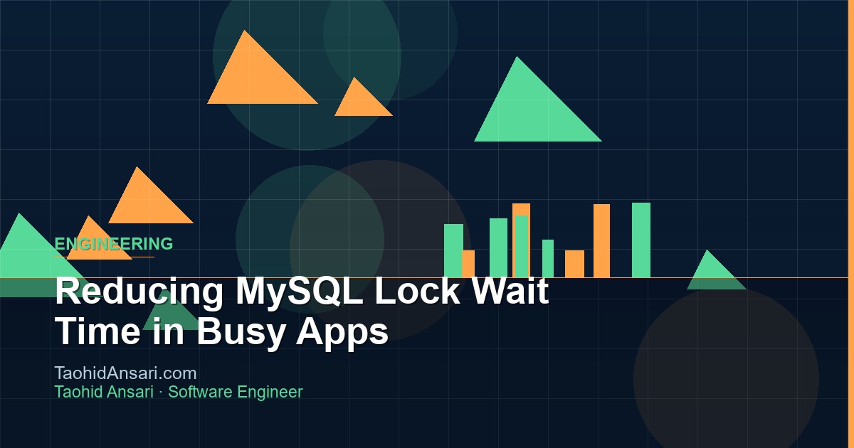 Reducing MySQL Lock Wait Time in Busy Apps